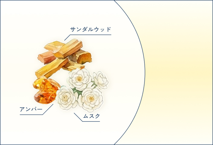 サンダルウッド アンバー ムスク